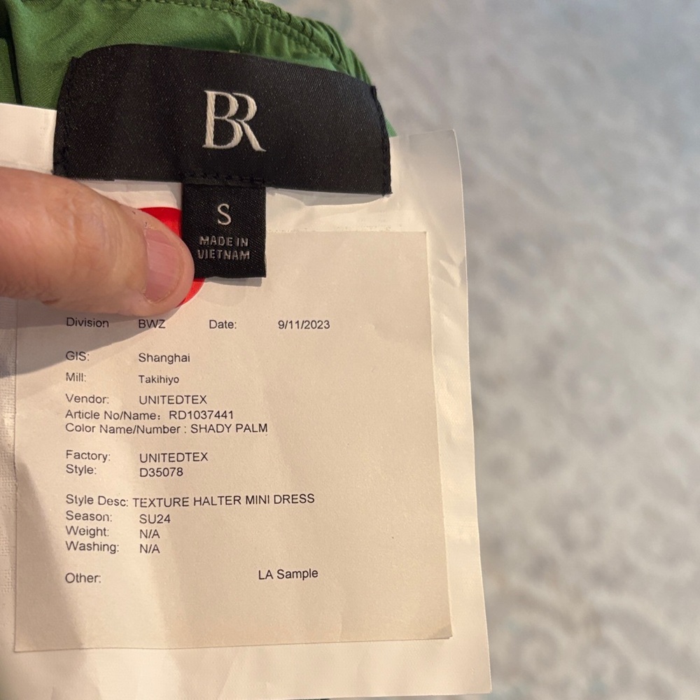 Banana Republic Shady Palm Halter Dress - Picture 3 of 4